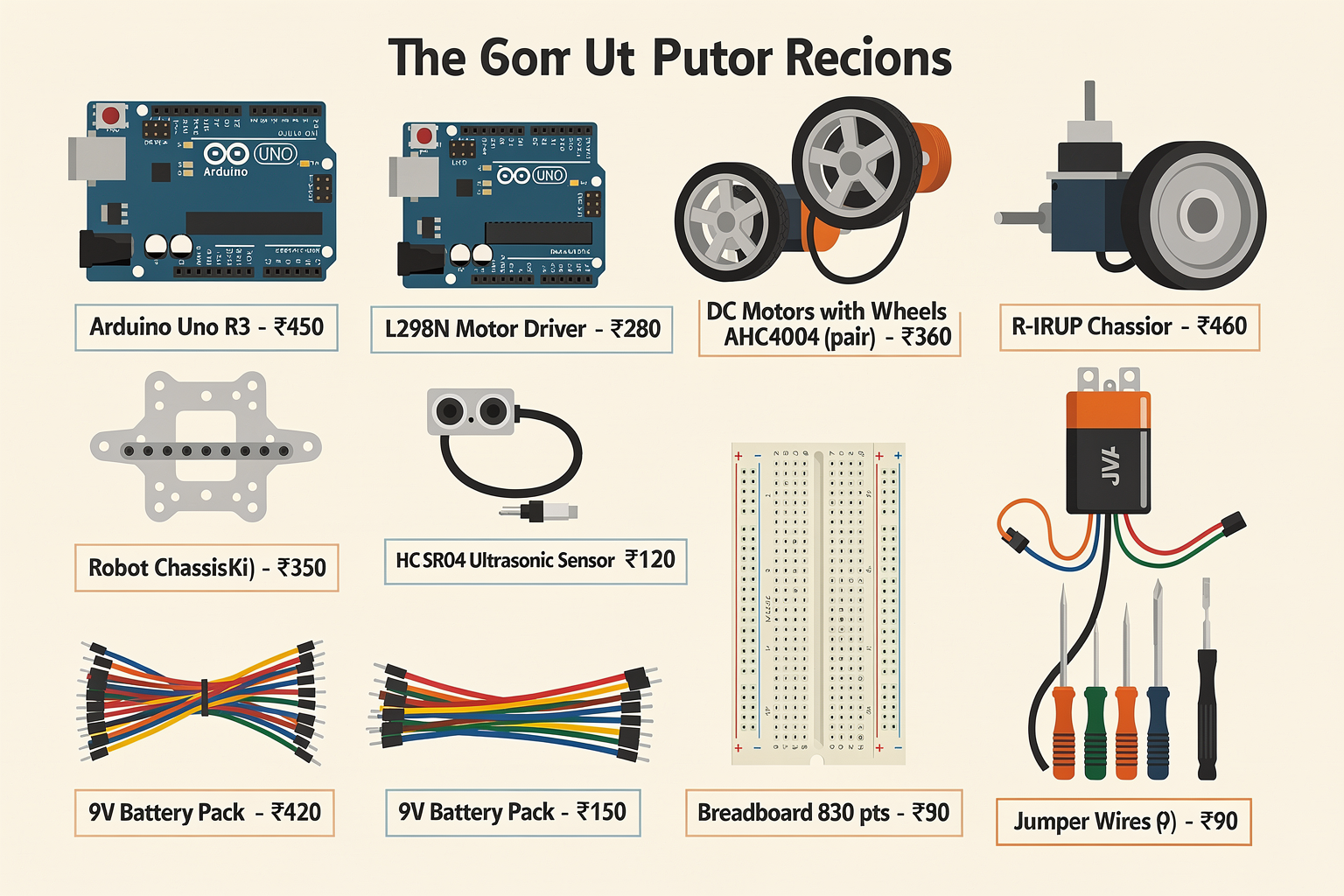 Components You'll Need (Available at TecnoMate!)