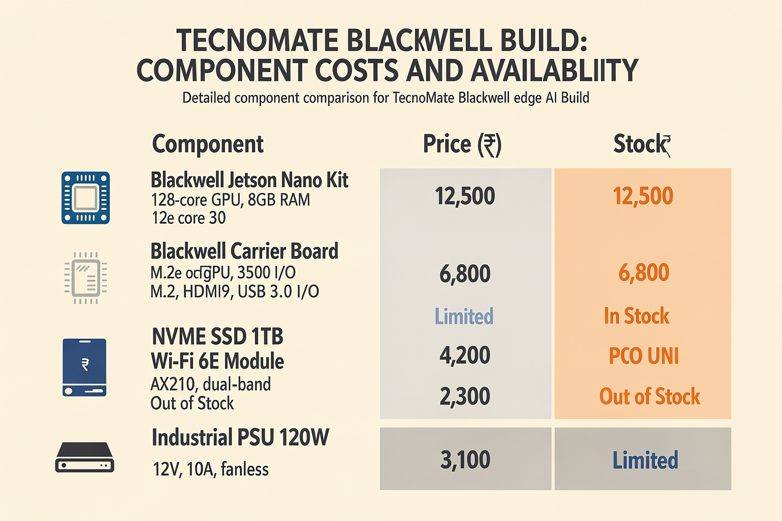 Component Requirements