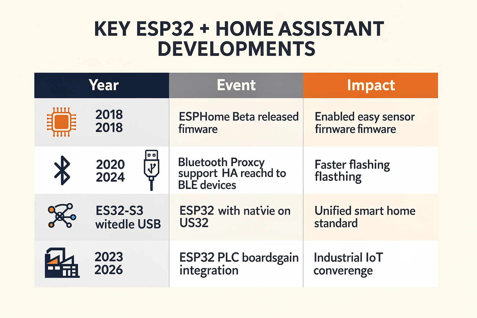 Key Developments (TABLE)