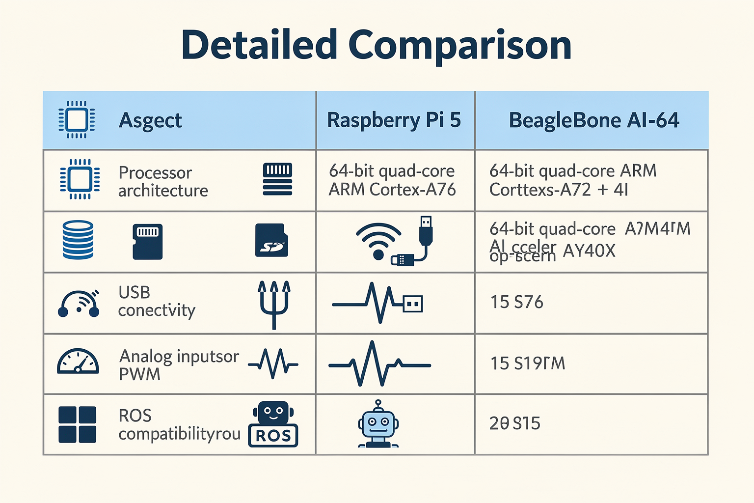 Detailed Comparison (TABLE)