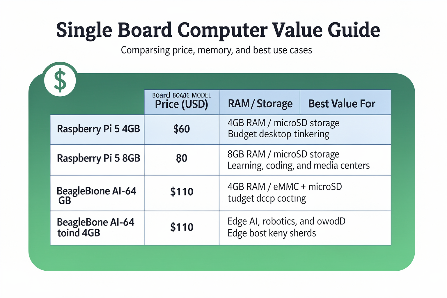 Pricing & Value (TABLE)