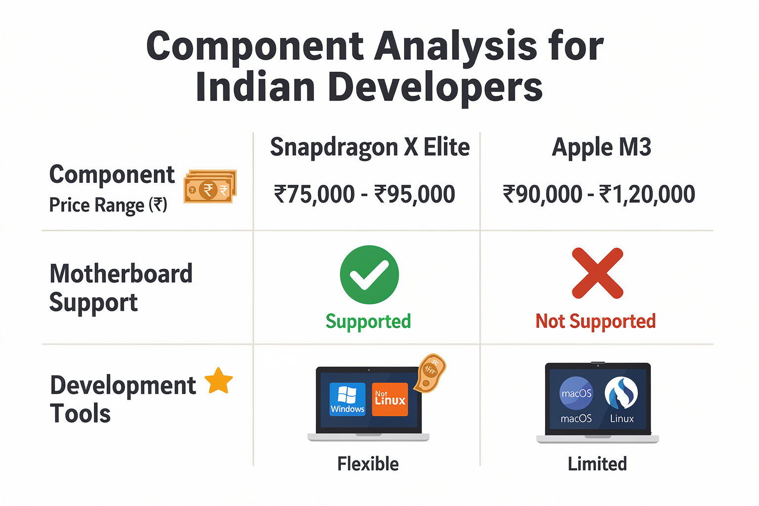 Component Analysis for Indian Developers