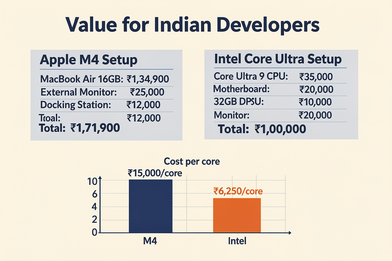 Pricing Comparison in Indian Market