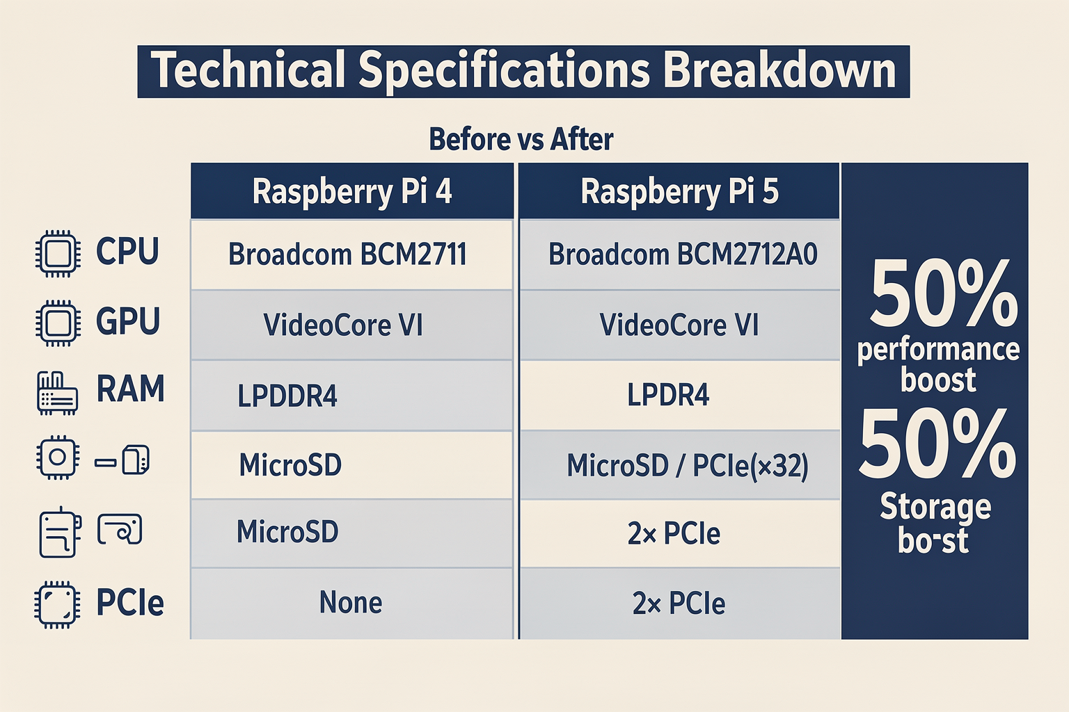 Detailed Comparison: Technical Specifications