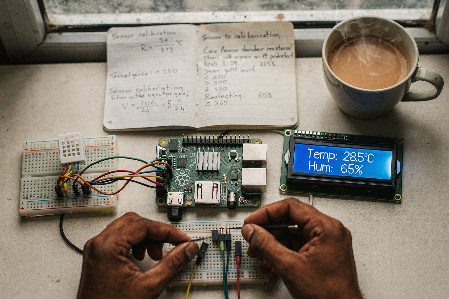 Project 2: Weather Station with Temperature and Humidity Monitoring