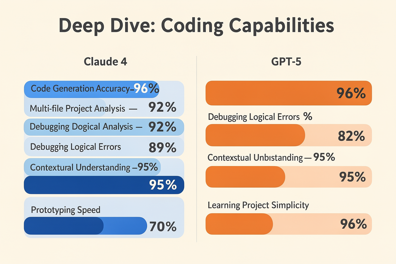 Performance Analysis: Deep Dive into Coding Capabilities