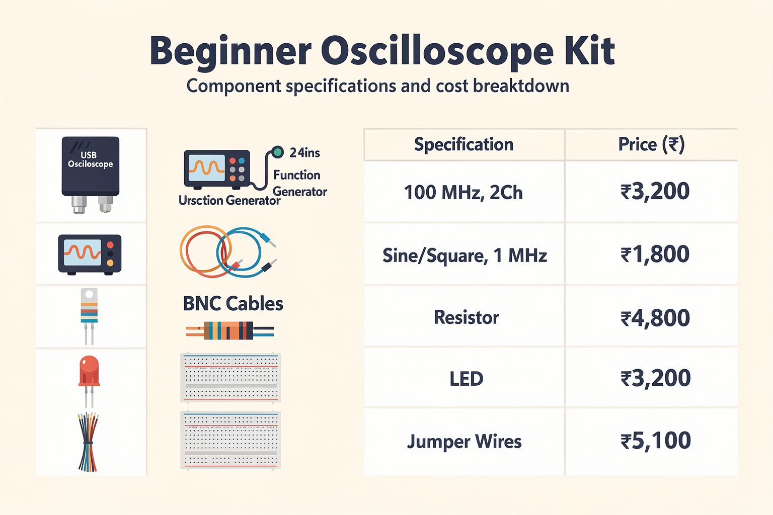 Components Required for Your First Setup