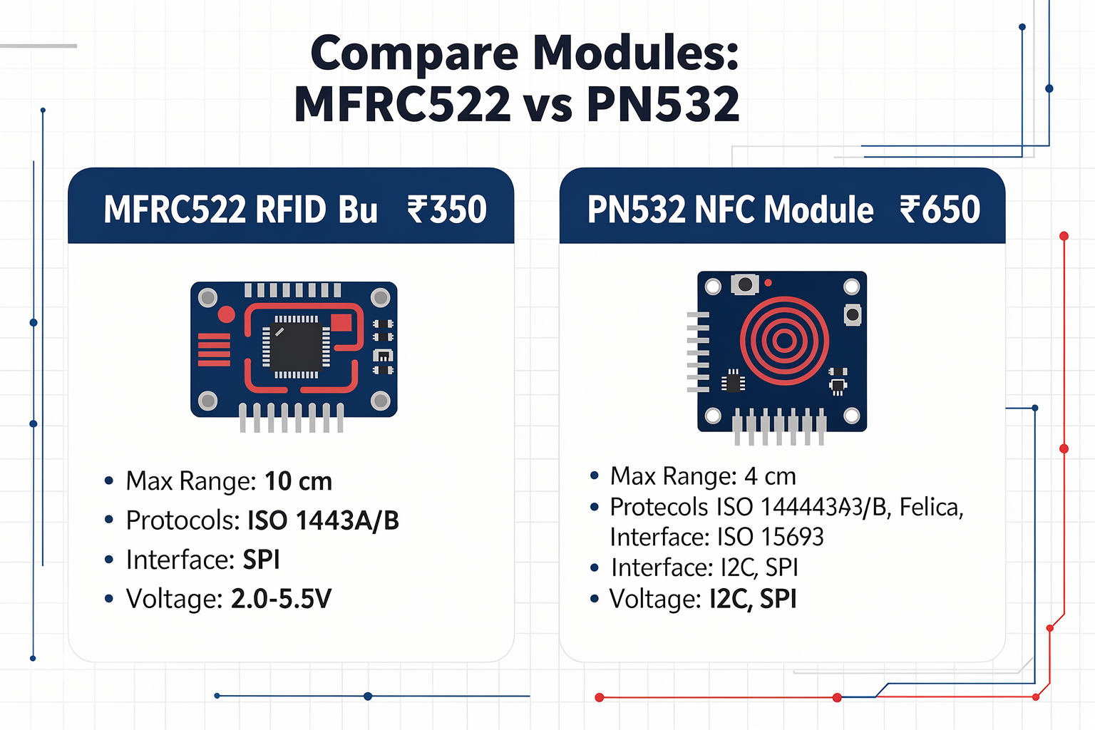 Component Comparison and Pricing