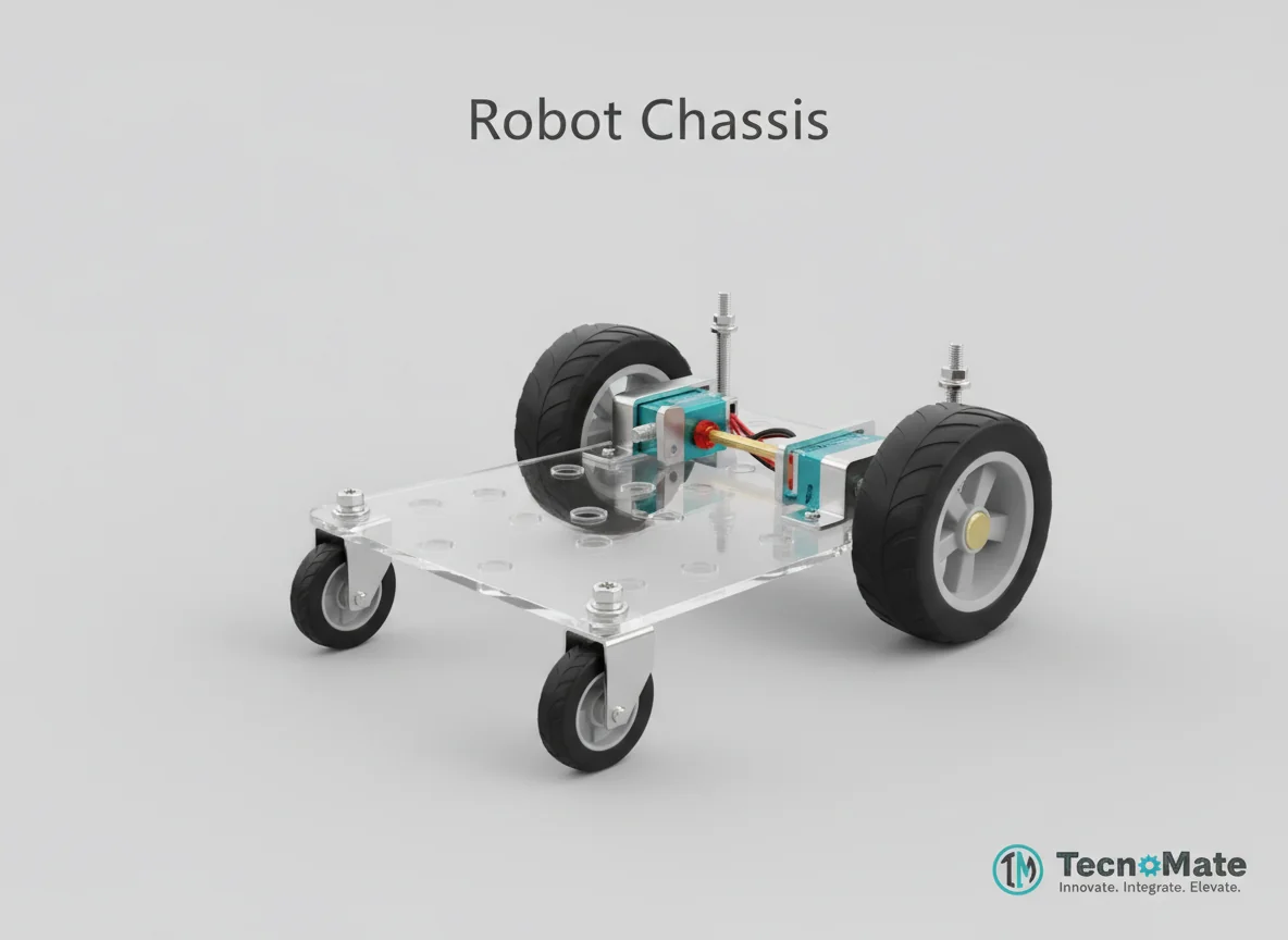 Robot chassis + wheels