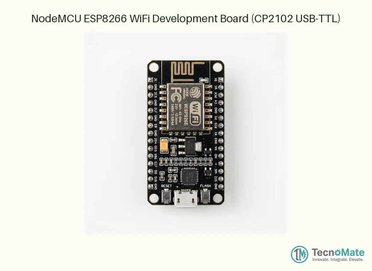 NodeMCU ESP8266 WiFi Development Board (CP2102 USB-TTL)