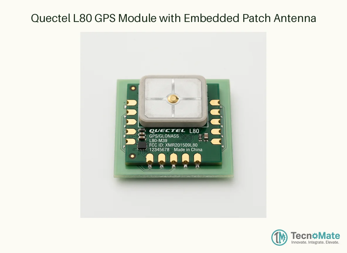 Quectel L80 GPS Module with Embedded Patch Antenna
