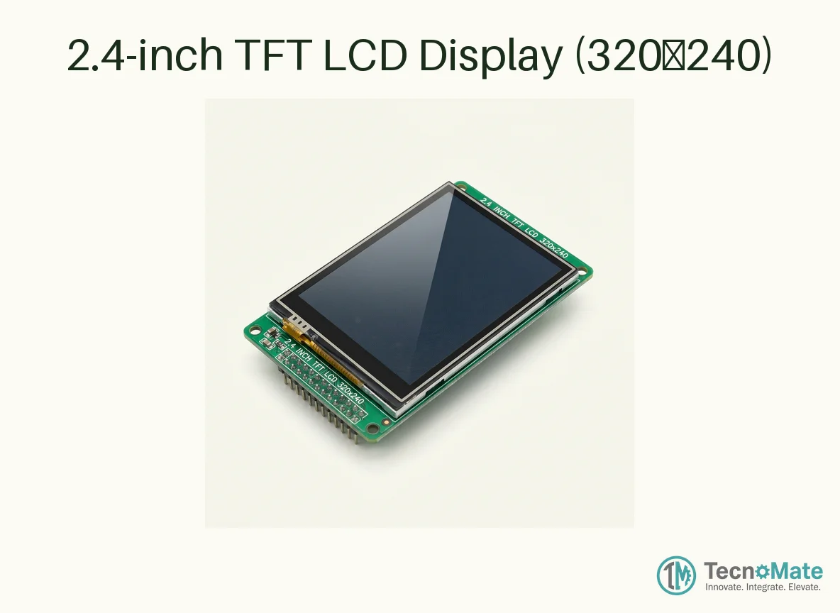 2.4-inch TFT LCD Display (320×240)