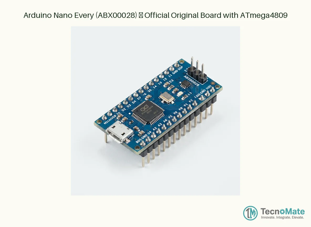 Arduino Nano Every (ABX00028) – Official Original Board with ATmega4809