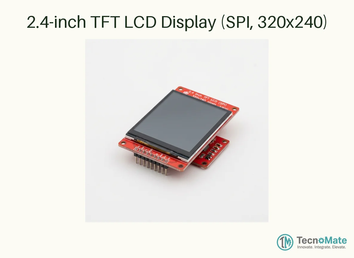 2.4-inch TFT LCD Display (SPI, 320x240)