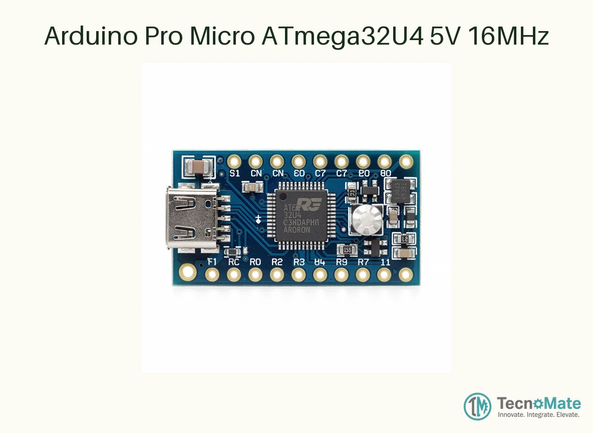 Arduino-Compatible Pro Micro ATmega32U4 5V 16MHz – Compact USB HID Dev Board