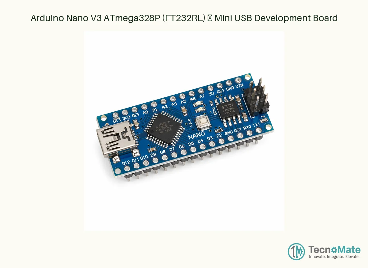 Arduino Nano V3 ATmega328P (FT232RL) — Mini USB Development Board