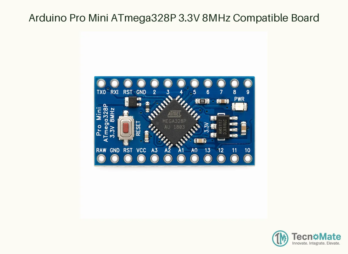 Arduino Pro Mini ATmega328P 3.3V 8MHz Compatible Board