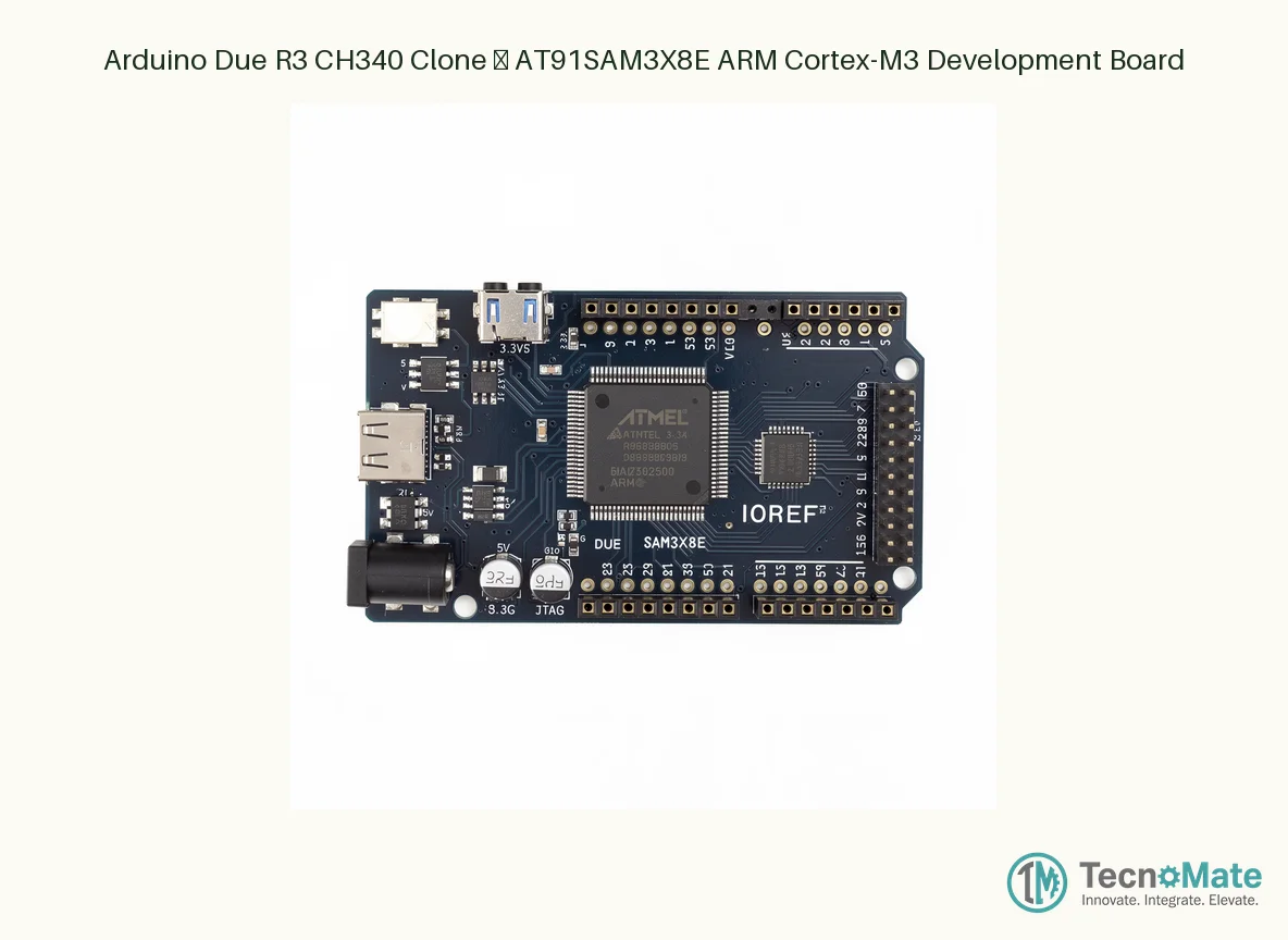 Arduino Due R3 CH340 Clone – AT91SAM3X8E ARM Cortex-M3 Development Board