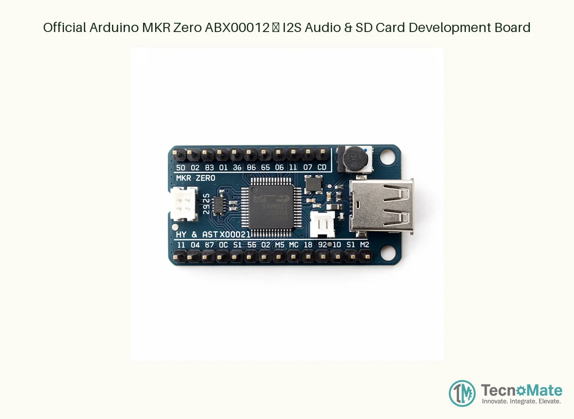 Official Arduino MKR Zero ABX00012 – I2S Audio & SD Card Development Board