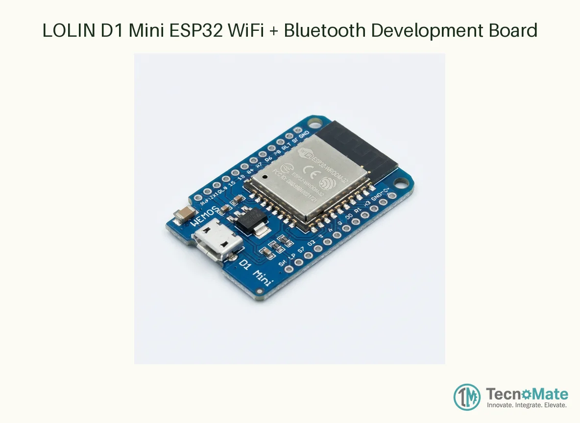 LOLIN D1 Mini ESP32 WiFi + Bluetooth Development Board