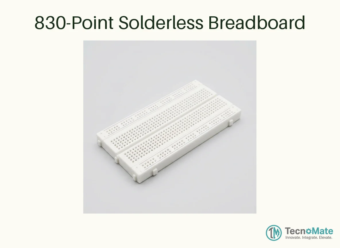 830-Point Solderless Breadboard