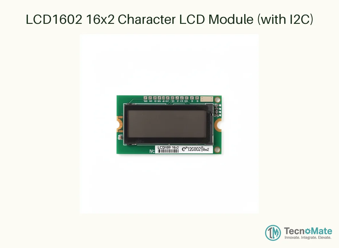 LCD1602 16x2 Character LCD Module (with I2C)