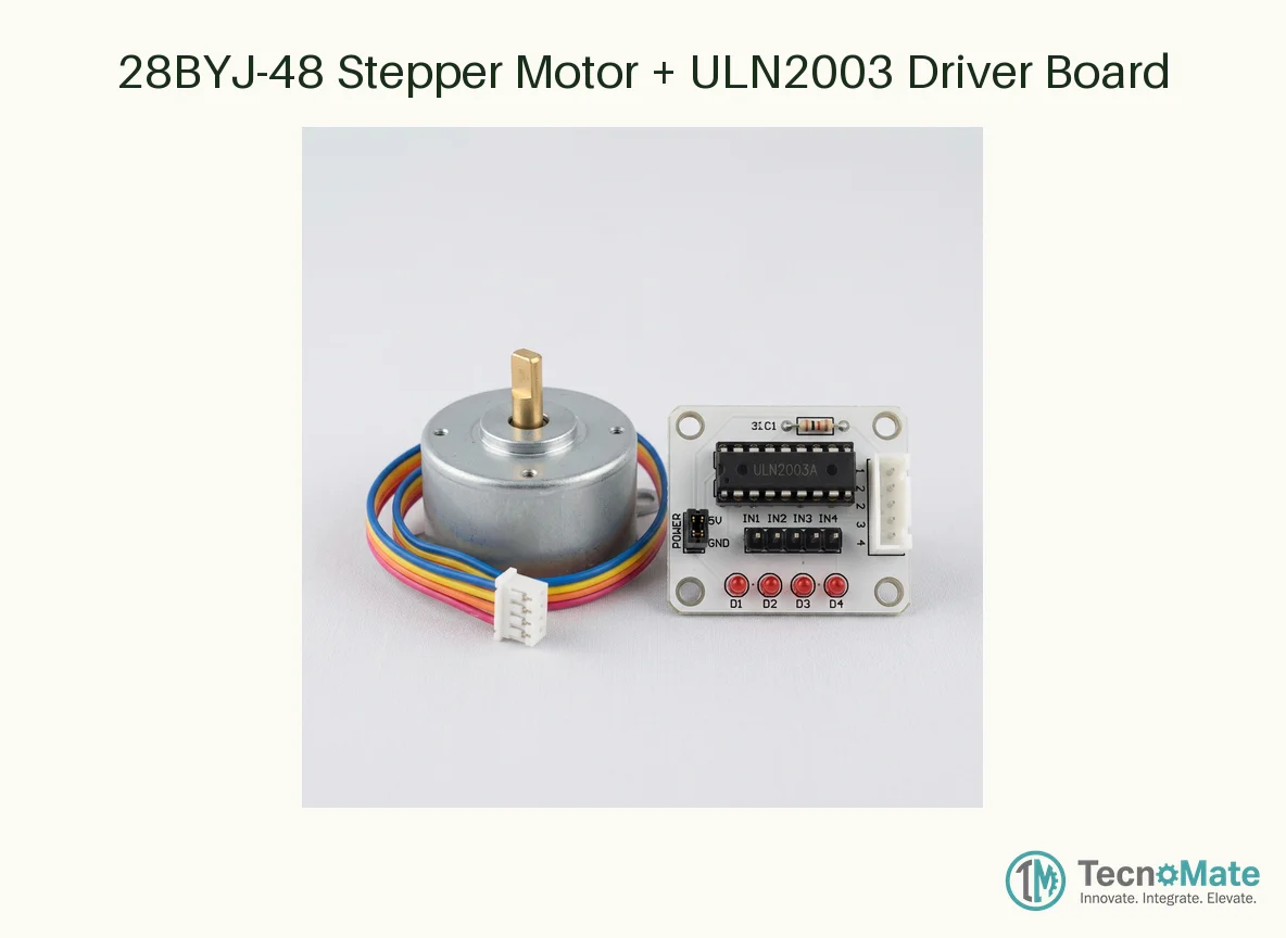 28BYJ-48 Stepper Motor + ULN2003 Driver Board
