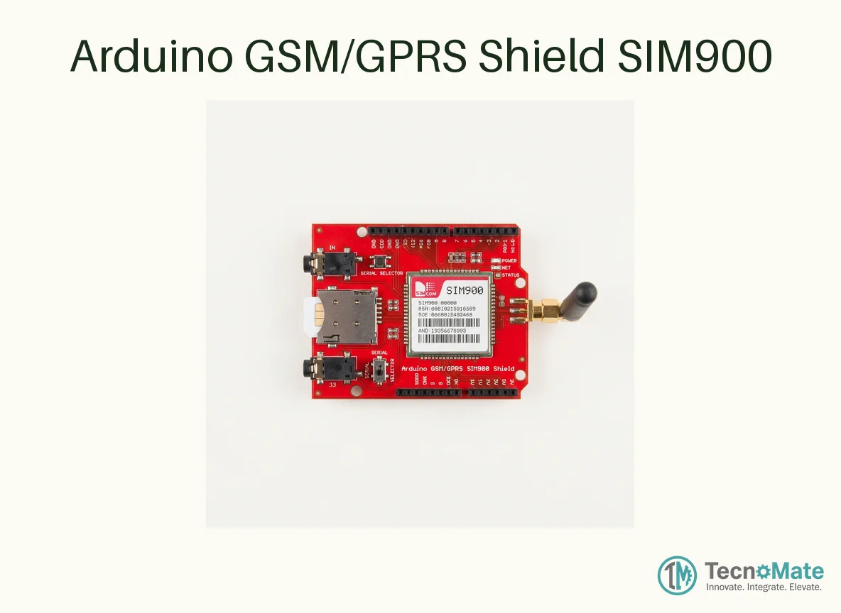 SIM900 GSM/GPRS Shield for Arduino – Quad-Band SMS, Voice & Data Module