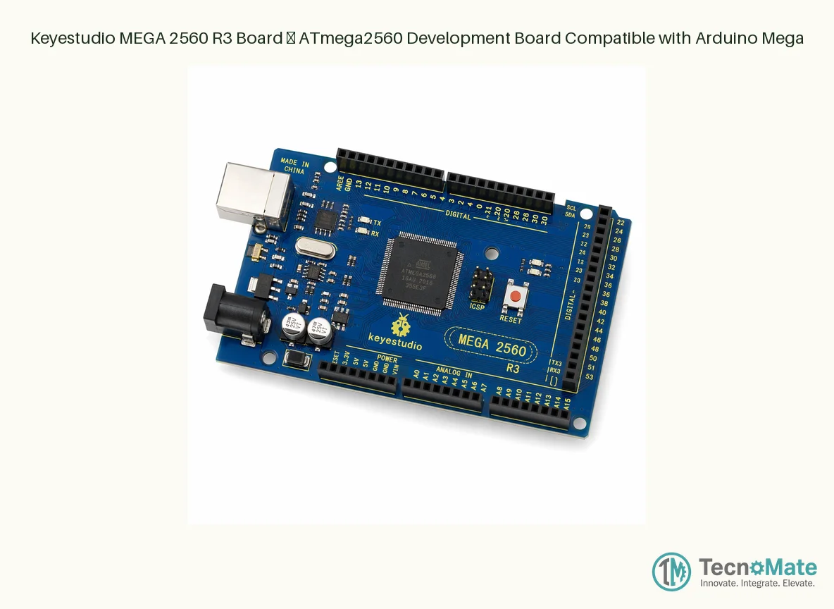 Keyestudio MEGA 2560 R3 Board – ATmega2560 Development Board Compatible with Arduino Mega
