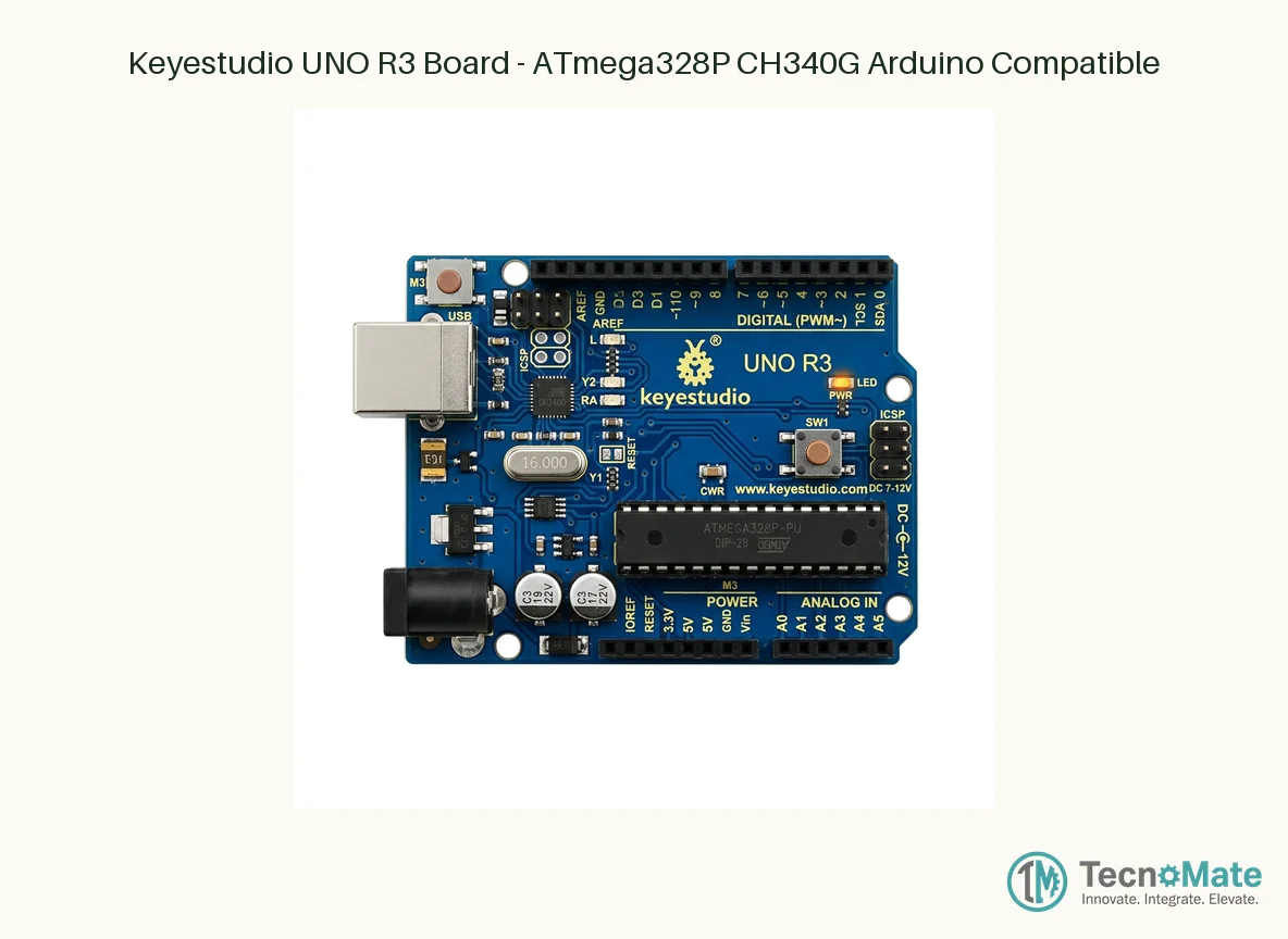 Keyestudio UNO R3 Board - ATmega328P CH340G Arduino Compatible