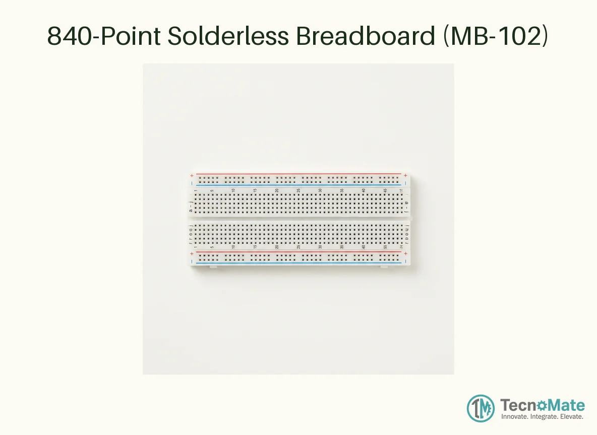 840-Point Solderless Breadboard (MB-102)
