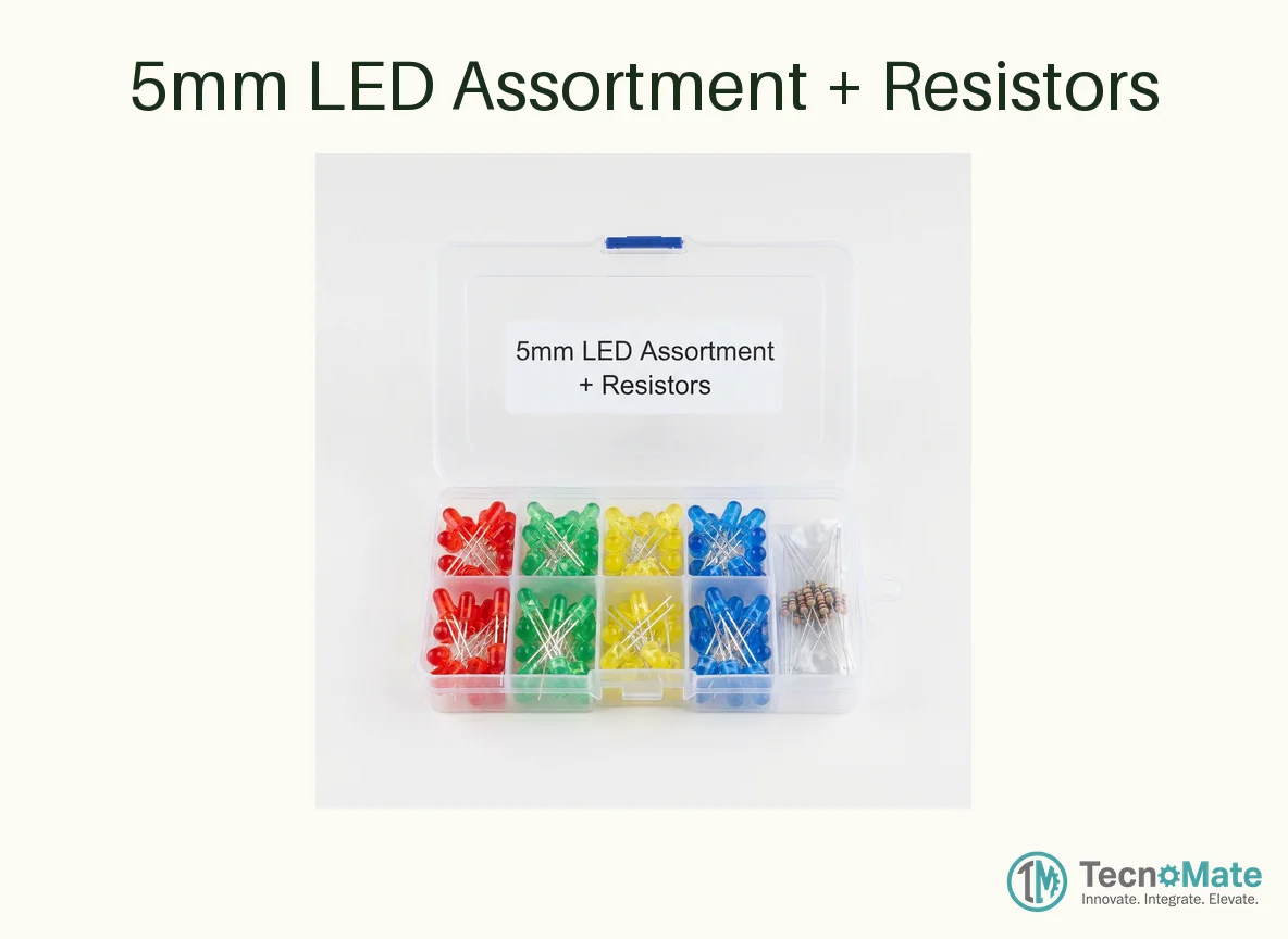 5mm LED Assortment + Resistors