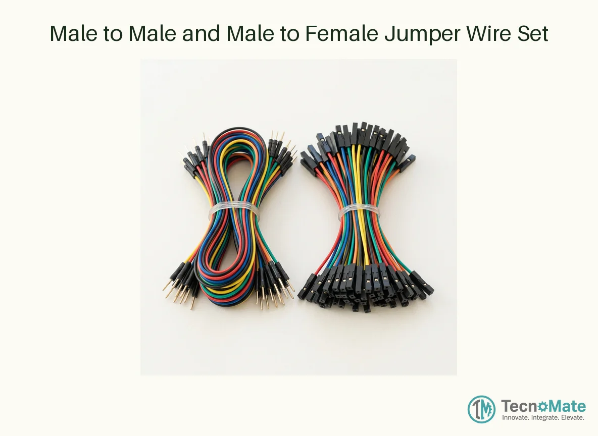 Male to Male and Male to Female Jumper Wire Set