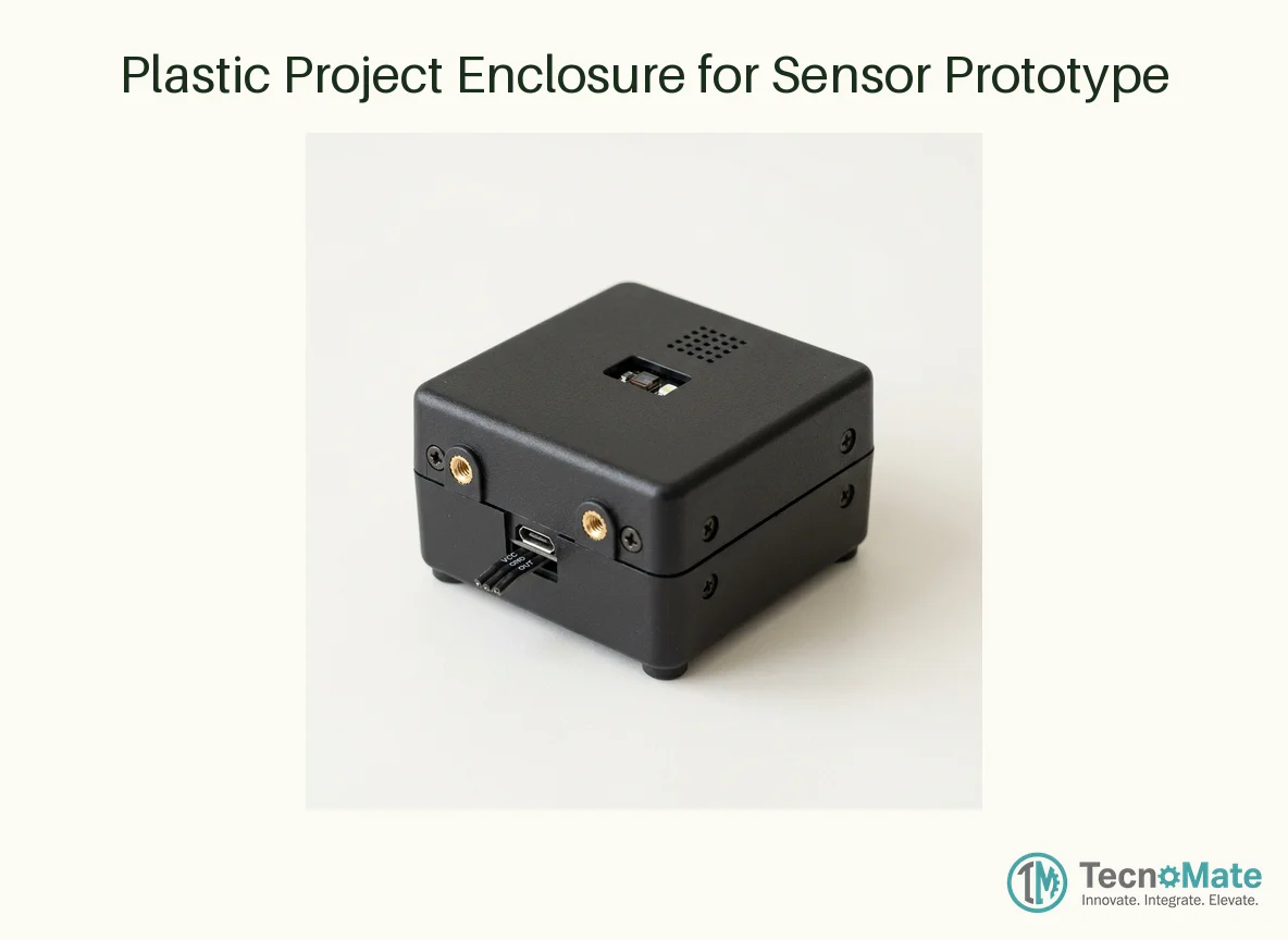 Plastic Project Enclosure for Sensor Prototype