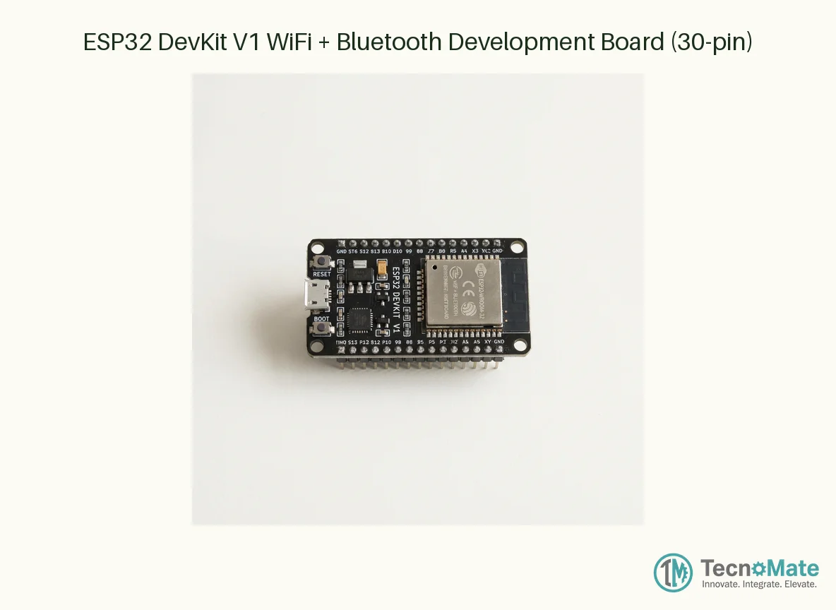 ESP32 DevKit V1 WiFi + Bluetooth Development Board (30-pin)