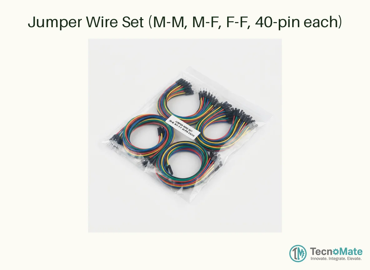 Jumper Wire Set (M-M, M-F, F-F, 40-pin each)