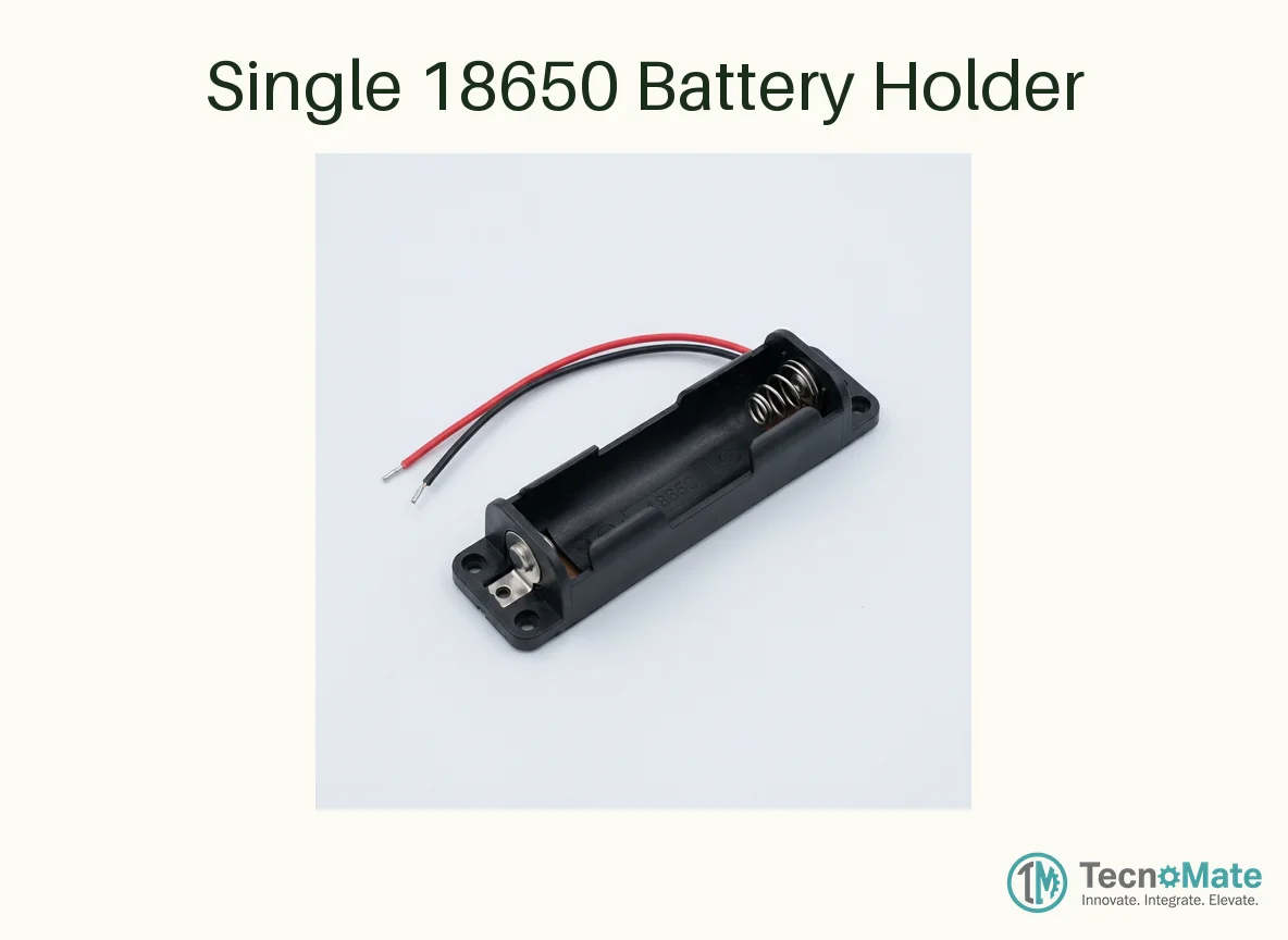 Single 18650 Battery Holder