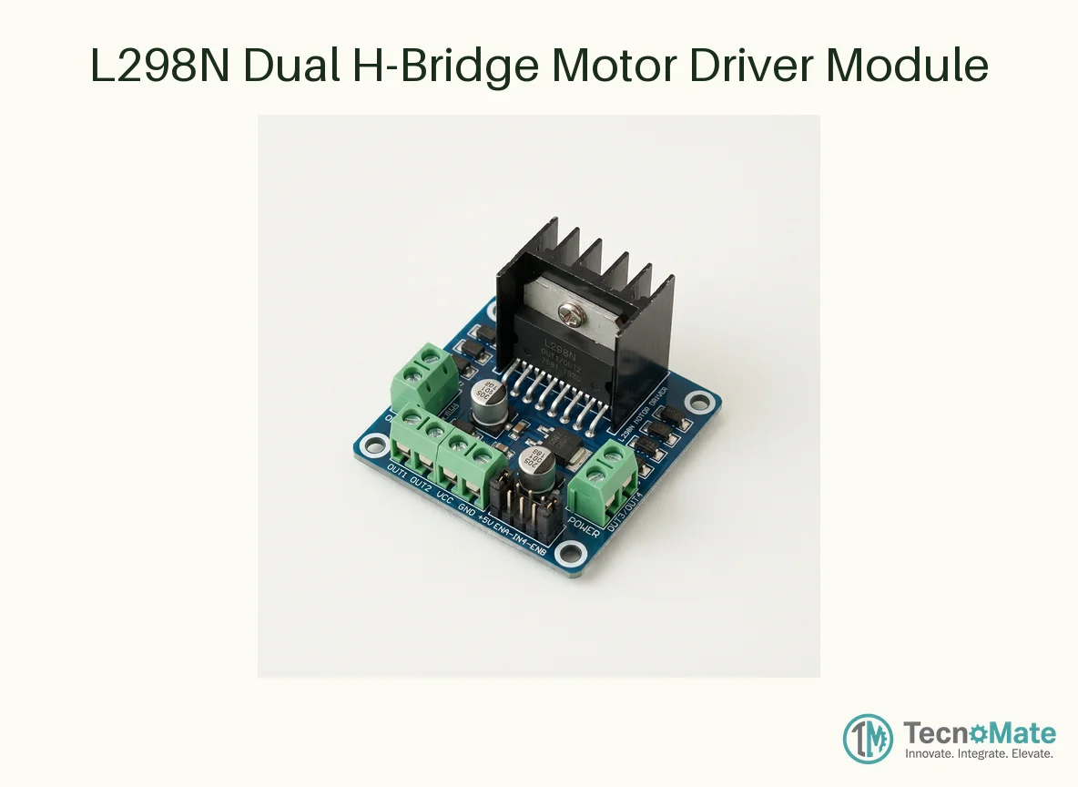 L298N Dual H-Bridge Motor Driver Module