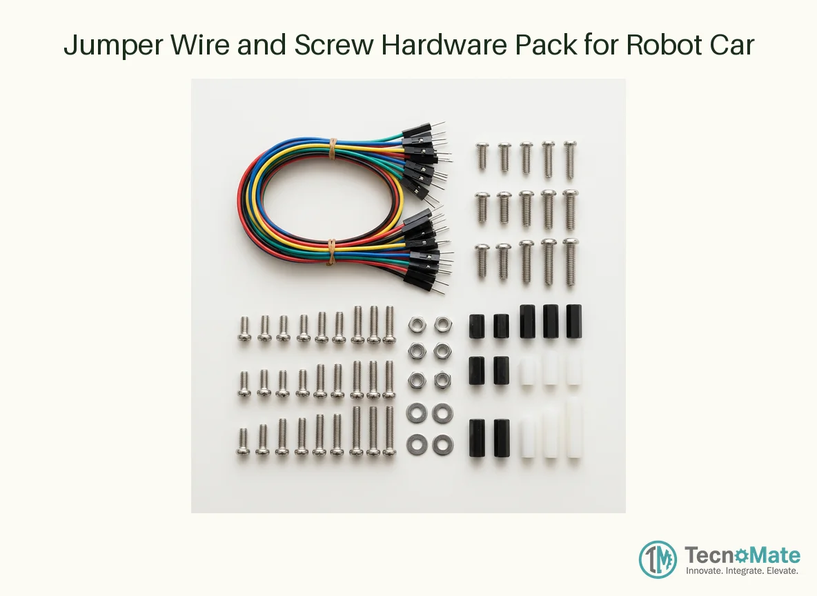 Jumper Wire and Screw Hardware Pack for Robot Car