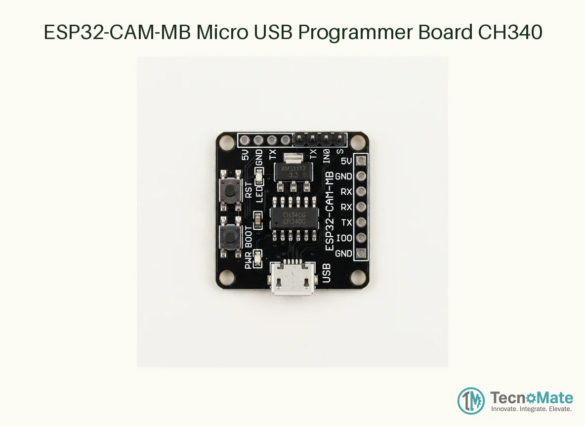 ESP32-CAM-MB Micro USB Programmer Board CH340
