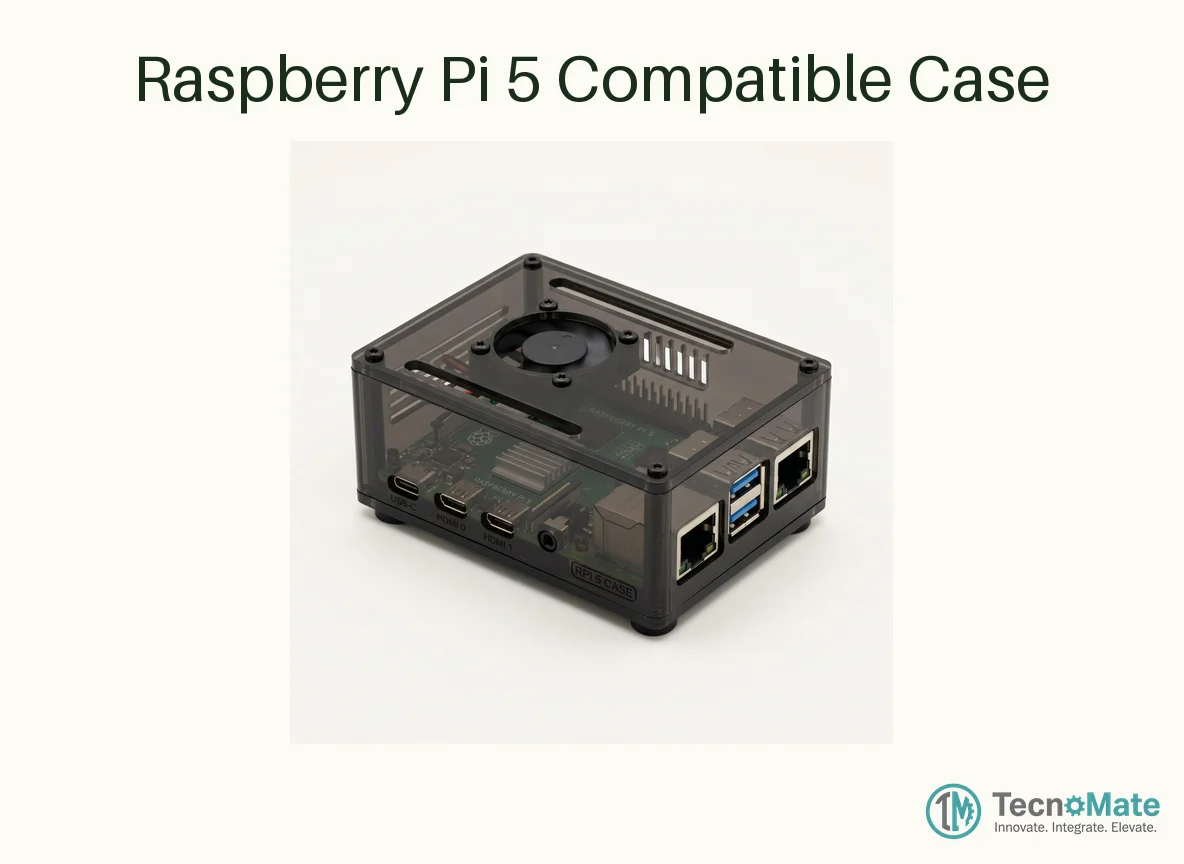 Raspberry Pi 5 Compatible Case
