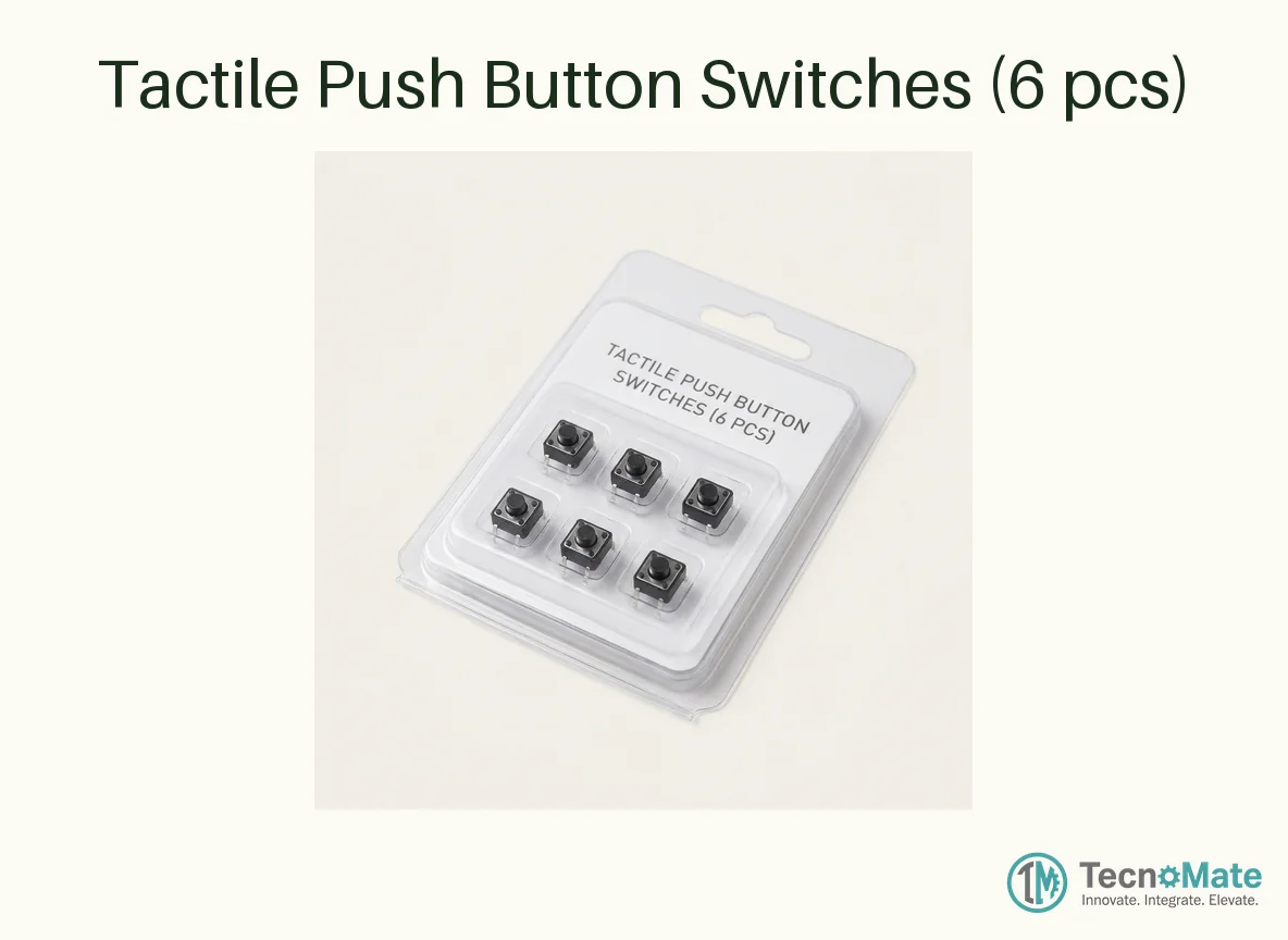Tactile Push Button Switches (6 pcs)