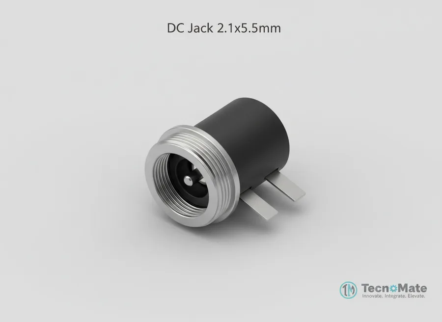DC Power Jack Socket 21x55mm Panel Mount