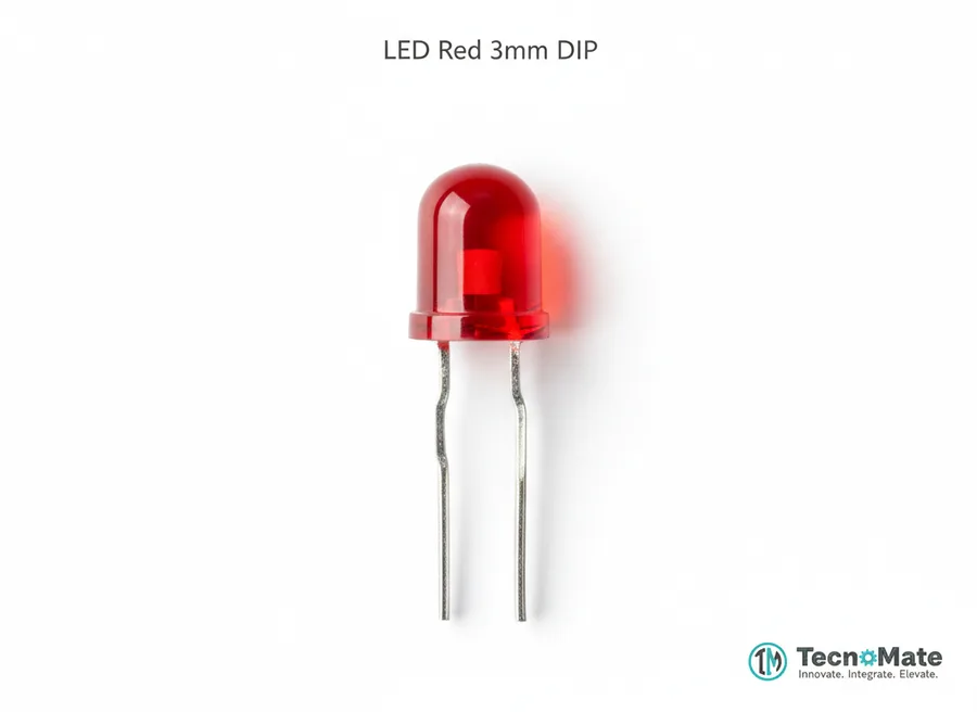 LED Red 3mm DIP 20mA