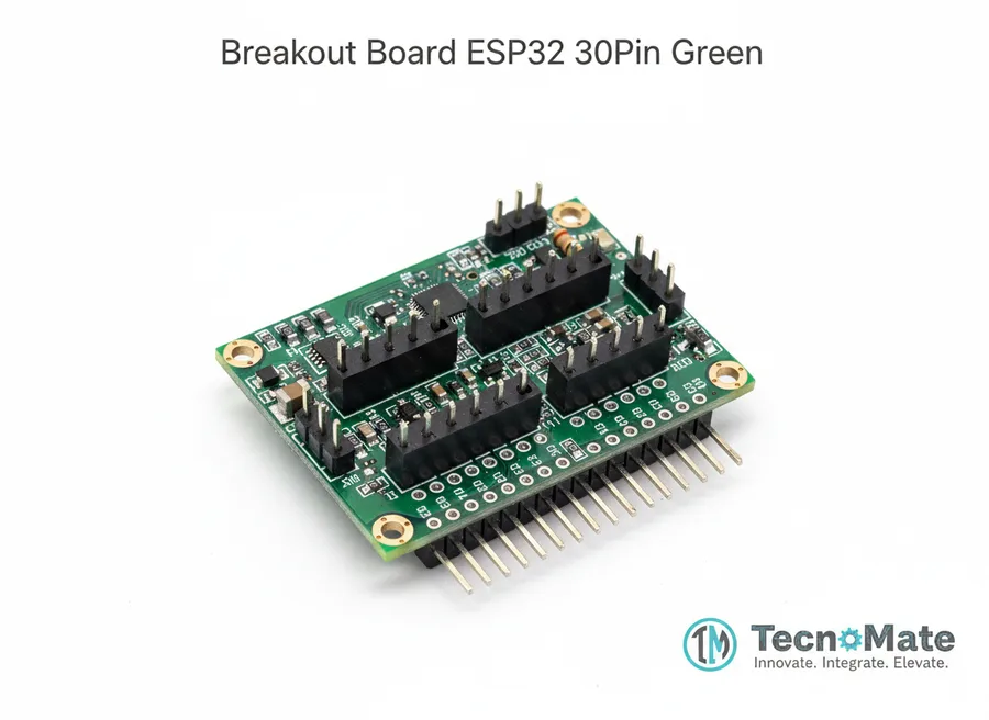 SMD Breakout Board ESP32 30Pin Green