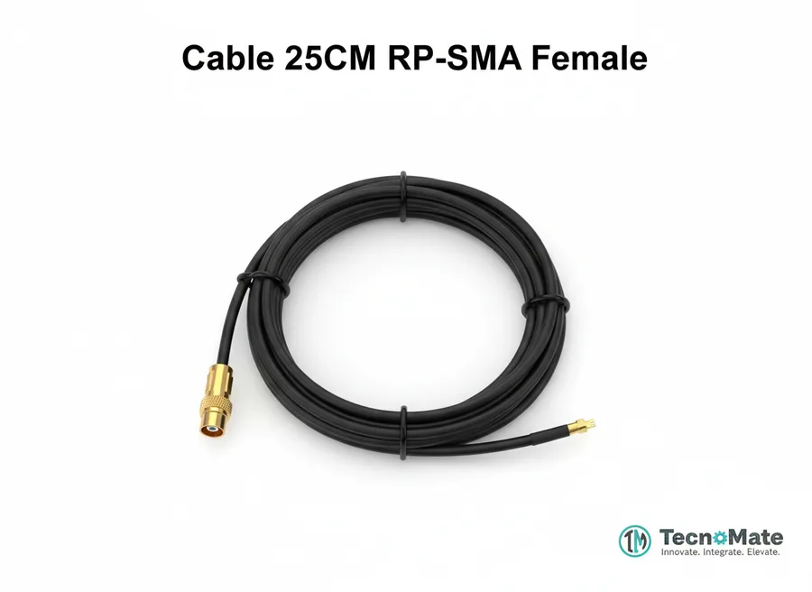 SMD Coaxial Cable 25CM RP SMA Female to IPEX1 RG1