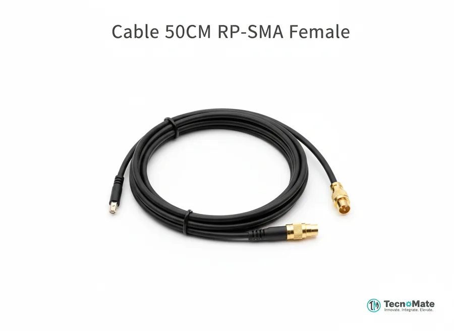 SMD Coaxial Cable 50CM IPEX1 to RP SMA Female RG178