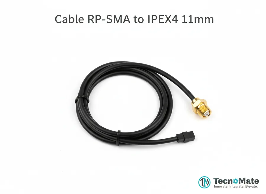 SMD Coaxial Cable RP SMA Female to IPEX4 Connector 11mm RG0 point 81 50CM