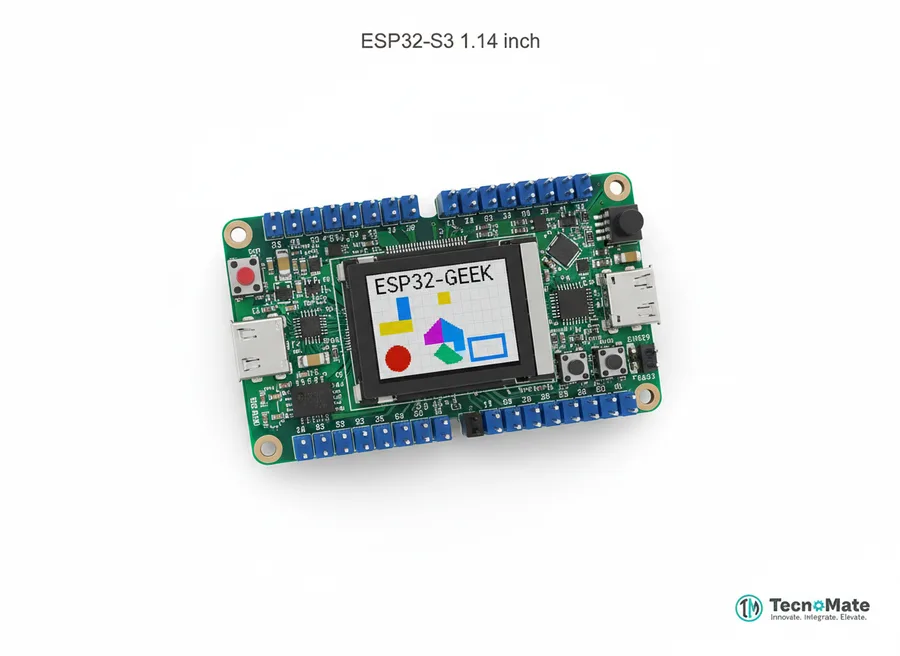 SMD Development Board ESP32 S3R2 1.14 inch LCD WiFi Bluetooth.14 inch LCD WiFi Bluetooth