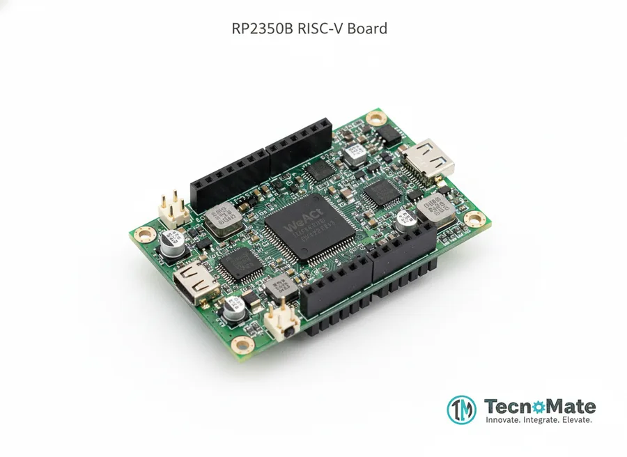 SMD Development Board RP2350B RISC V 16MByte QSPI Flash